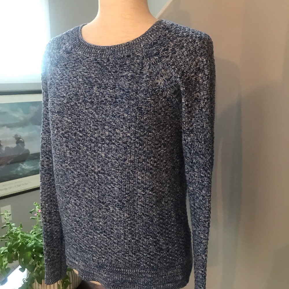 GAP FOR GOOD Women’s Light Blue Marled Knit Pullover Sweater Small